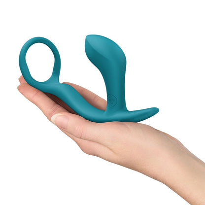 Fun Factory BOOTIE RING Bottle Green 14.7 cm Anal Plug with Cock Ring