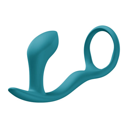 Fun Factory BOOTIE RING Bottle Green 14.7 cm Anal Plug with Cock Ring