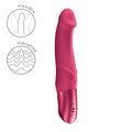 Fun Factory MR. BOSS Raspberry - Raspberry 21 cm Vibrator