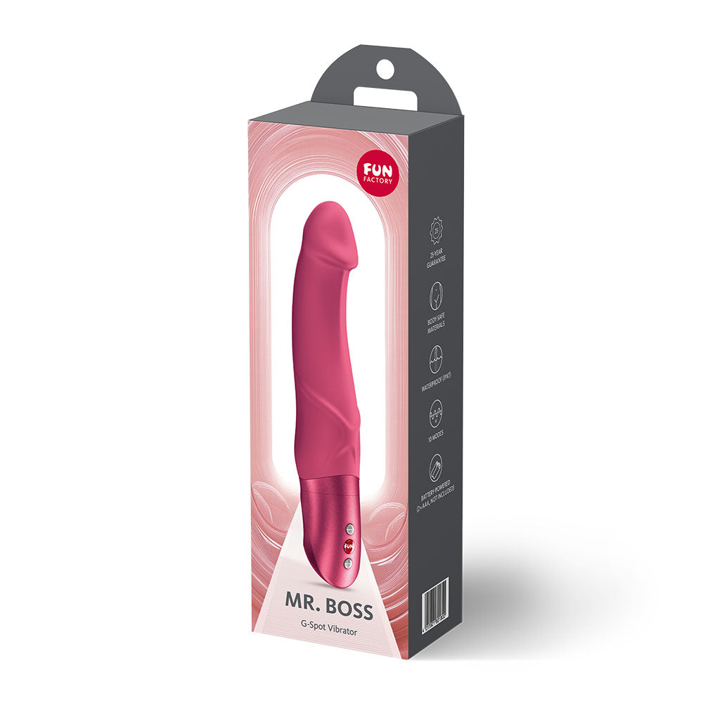 Fun Factory MR. BOSS Raspberry 21 cm Vibrator
