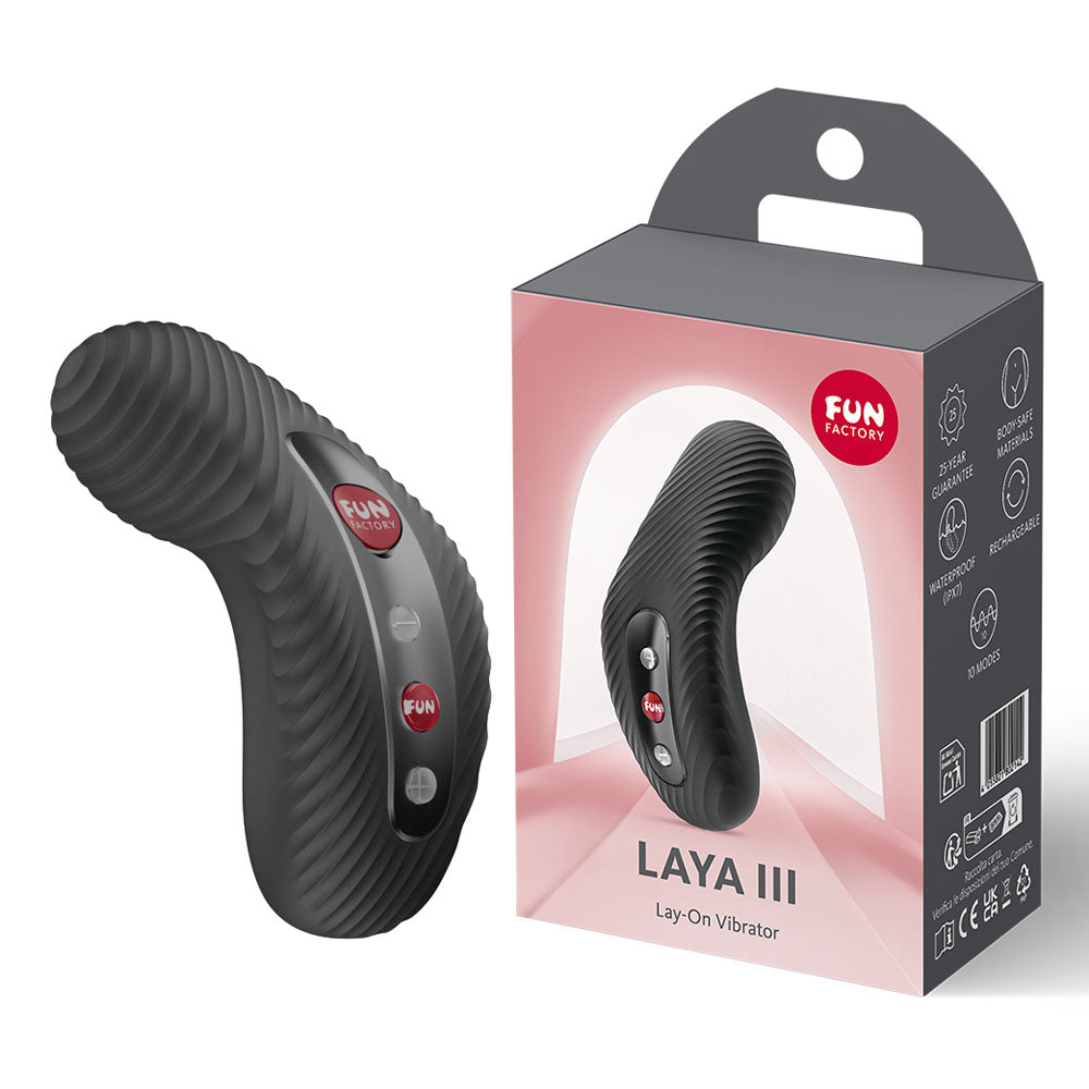 Fun Factory LAYA III Black USB-C Rechargeable Stimulator