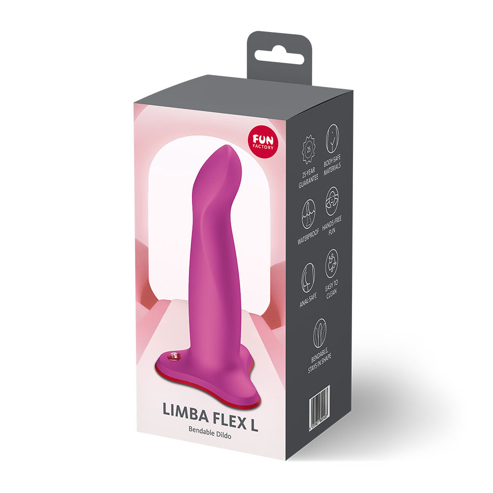 Fun Factory LIMBA FLEX L Magenta 17.8 cm Dildo