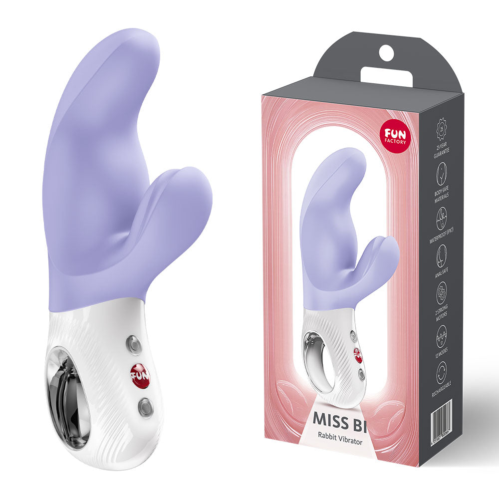Fun Factory MISS BI Purple 17 cm USB-C Rechargeable Vibrator