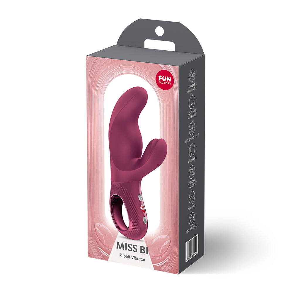 Fun Factory MISS BI Wine Red 17 cm Vibrator