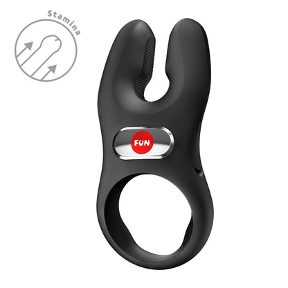 Fun Factory NOS PRO Black USB-C Rechargeable Vibrating Cock Ring