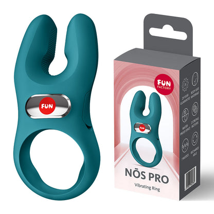 Fun Factory NOS PRO Bottle Green Vibrating Cock Ring