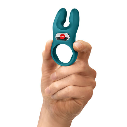 Fun Factory NOS PRO Bottle Green Vibrating Cock Ring