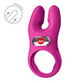 Fun Factory NOS PRO Magenta - Magenta USB-C Rechargeable Vibrating Cock Ring