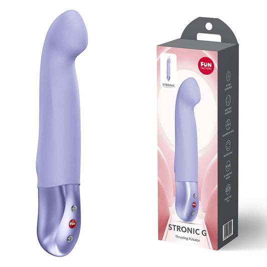 Fun Factory STRONIC G - Purple 20.8 cm Thrusting Vibrator