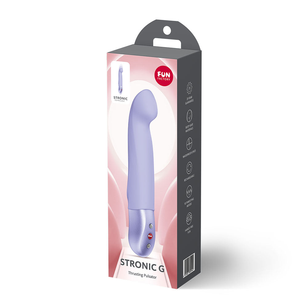 Fun Factory STRONIC G - Purple 20.8 cm Thrusting Vibrator