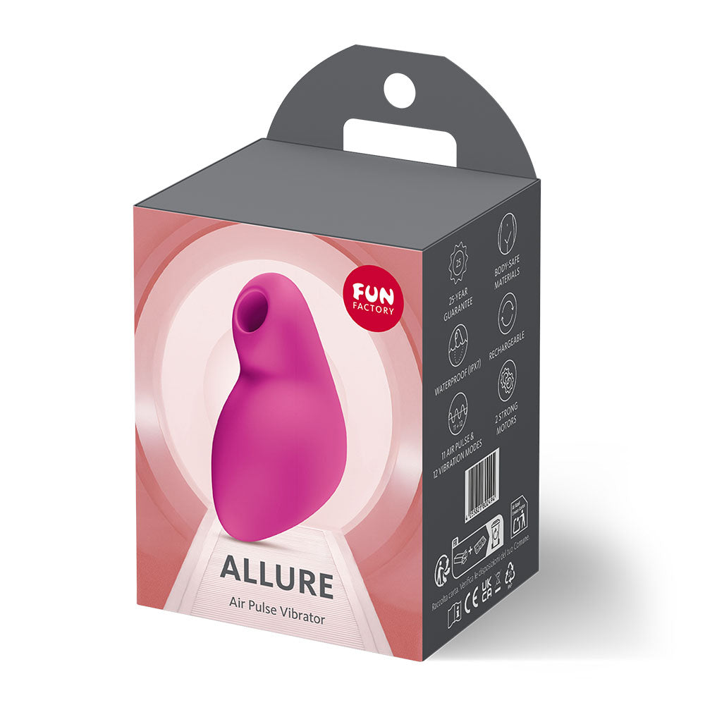 Fun Factory ALLURE Magenta USB Rechargeable Air Pulse Stimulator