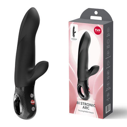 Fun Factory BI STRONIC ARC Black 21.6 cm Thrusting Vibrator