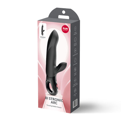 Fun Factory BI STRONIC ARC Black 21.6 cm Thrusting Vibrator