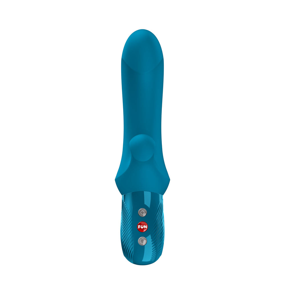 Fun Factory BI STRONIC CURVE Aquamarine Thrusting Vibrator