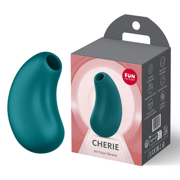 Fun Factory CHERIE Bottle Green - Bottle Green USB Rechargeable Air Pulse Stimulator