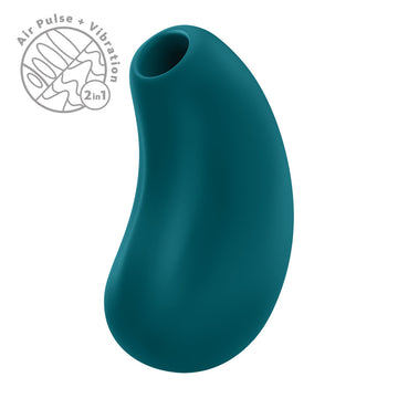 Fun Factory CHERIE Bottle Green - Bottle Green USB Rechargeable Air Pulse Stimulator