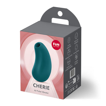 Fun Factory CHERIE Bottle Green - Bottle Green USB Rechargeable Air Pulse Stimulator