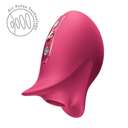 Fun Factory BELLE Raspberry Red USB Rechargeable Air Pulse Stimulator