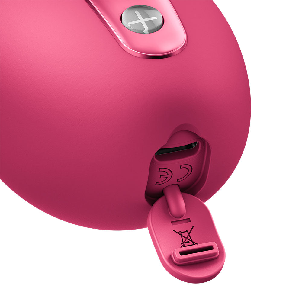 Fun Factory BELLE Raspberry Red USB Rechargeable Air Pulse Stimulator