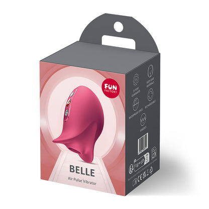 Fun Factory BELLE Raspberry Red USB Rechargeable Air Pulse Stimulator
