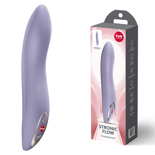 Fun Factory STRONIC FLOW Light Violet 21.6 cm Thrusting Vibrator