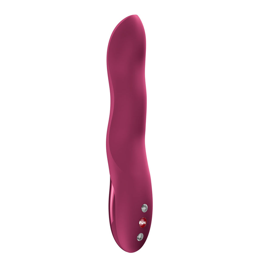 Fun Factory STRONIC WAVE Wine Red - Wine Red USB-C Rechargeable Thrusting Vibrator