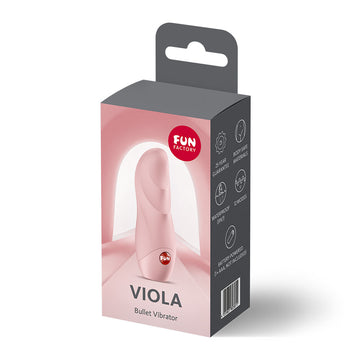 Fun Factory VIOLA Soft Pink - Soft Pink Vibrating Bullet