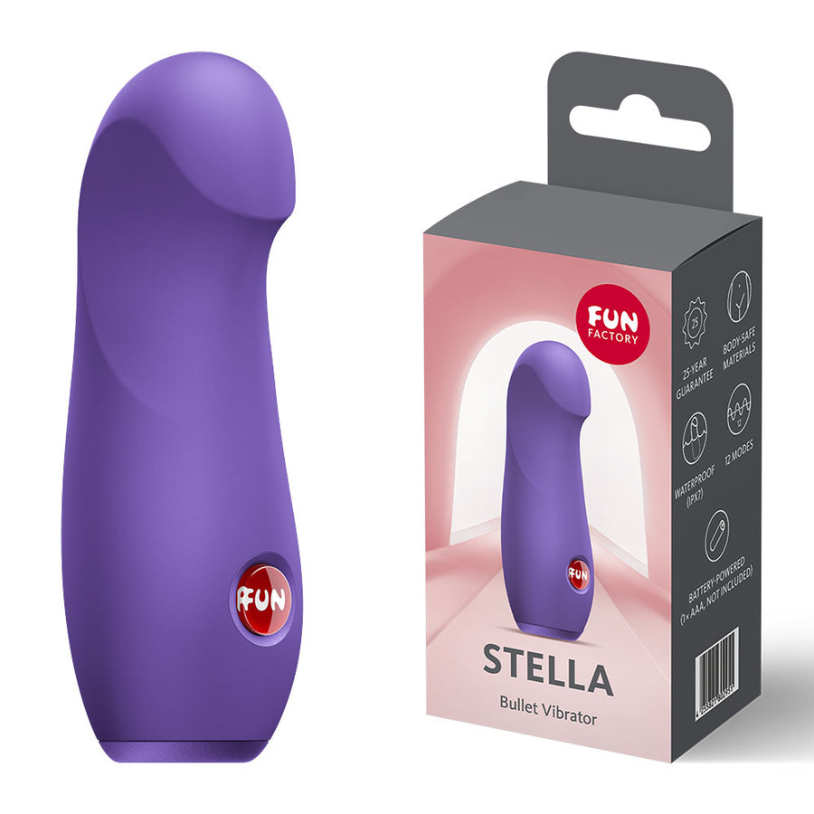 Fun Factory STELLA Blackcurrant - Purple Vibrating Bullet