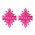 GLOW Fashion Pasties Set - Glow Pink Crystals