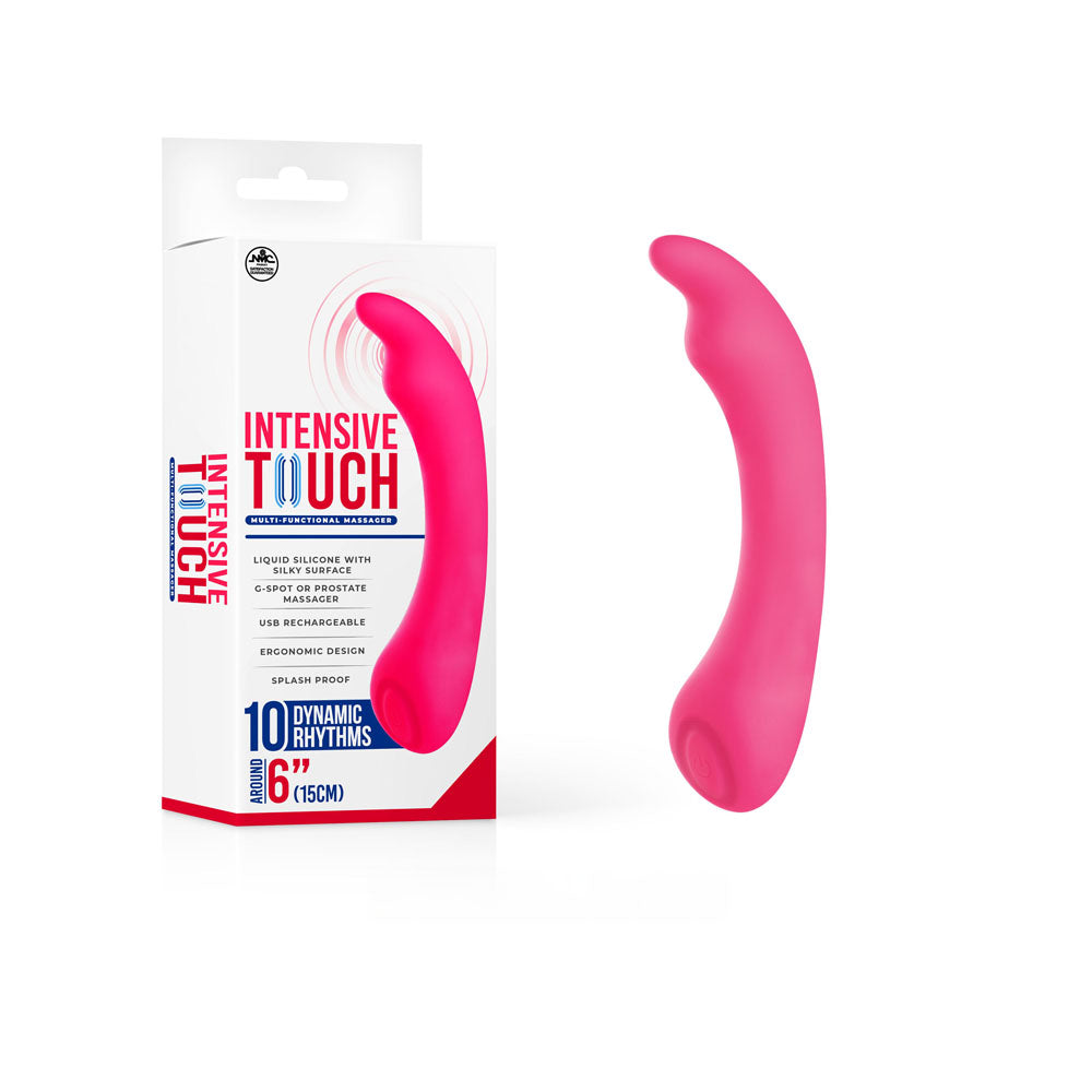 Intensive Touch - Pink - Pink 15 cm USB Rechargeable Vibrator - Image 1