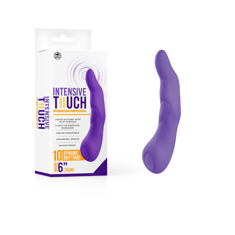 Intensive Touch - Purple - Purple 15 cm USB Rechargeable Vibrator - Image 1