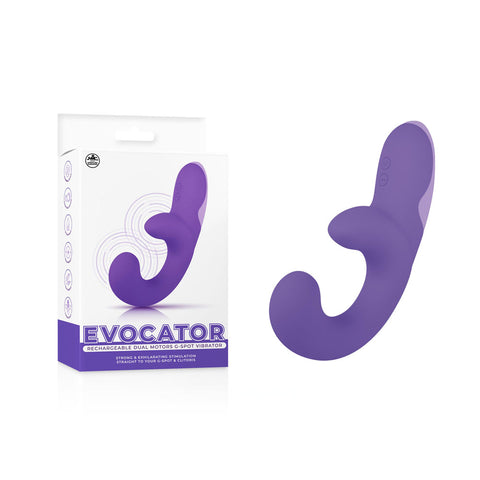 Evocator - Purple - Purple USB Rechargeable Dual Motor G-Spot Vibrator - Image 1