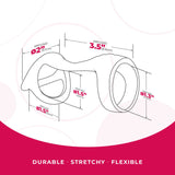 Strap The Balls - Black Cock Strap with Ball Stretcher - Image 3