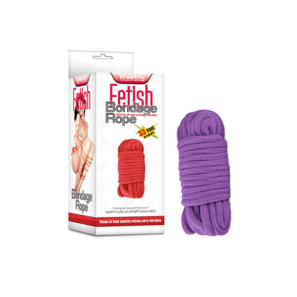 Fetish Bondage Rope - 10 m Length - Purple