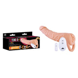 Extendor+ - Flesh 2 Inch Vibrating Penis Extender and Stroker - Image 1