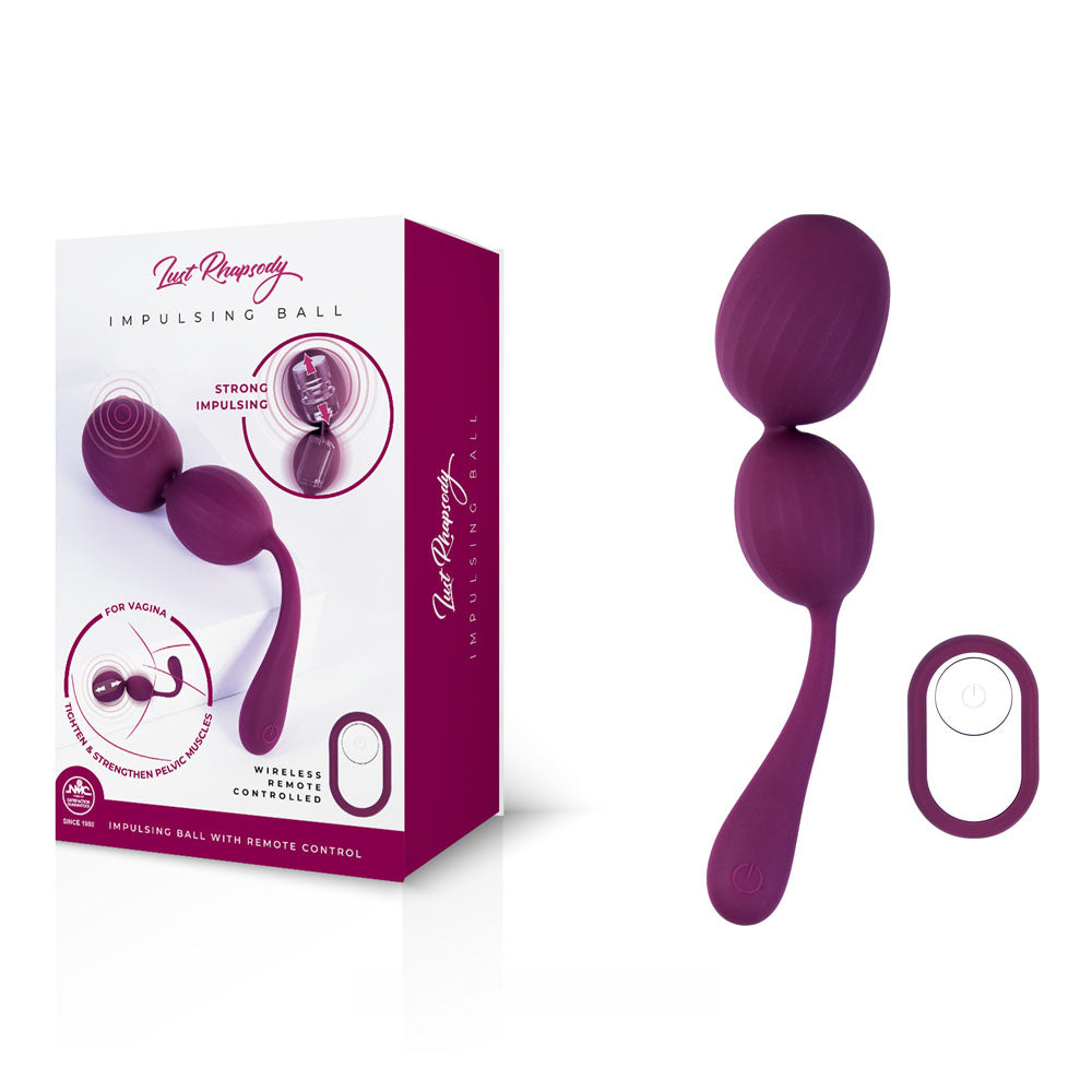 Lust Rhapsody Impulsing Ball - Purple Impulsing Kegel Balls