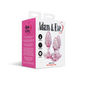 Adam & Eve Glitter Gem 3-Piece Butt Plug Set - Pink - Glitter Pink Butt Plugs - Set of 3 Sizes