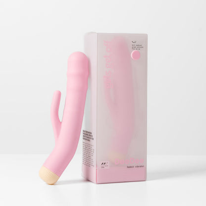 Girls Get Off - DeeDee - Pink 19 cm Thrusting Rabbit Vibrator