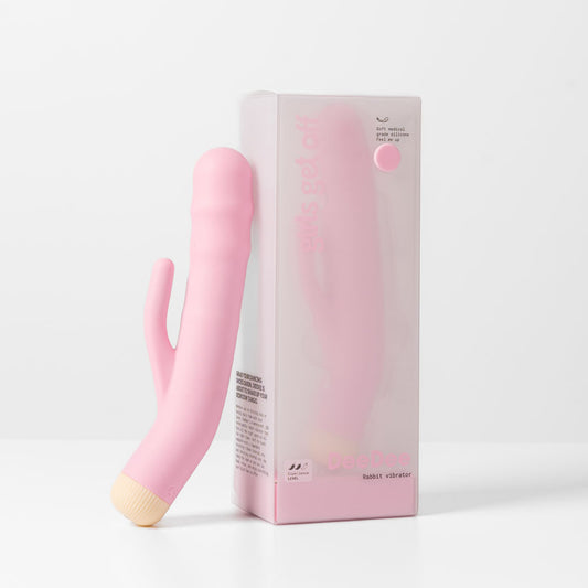 Girls Get Off - DeeDee - Pink 19 cm Thrusting Rabbit Vibrator