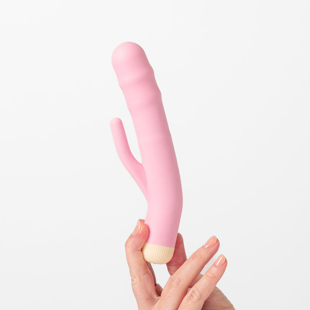 Girls Get Off - DeeDee - Pink 19 cm Thrusting Rabbit Vibrator