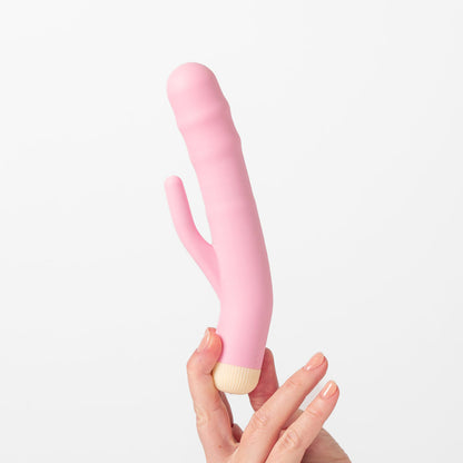 Girls Get Off - DeeDee - Pink 19 cm Thrusting Rabbit Vibrator