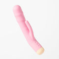 Girls Get Off - DeeDee - Pink 19 cm USB Rechargeable Thrusting Rabbit Vibrator