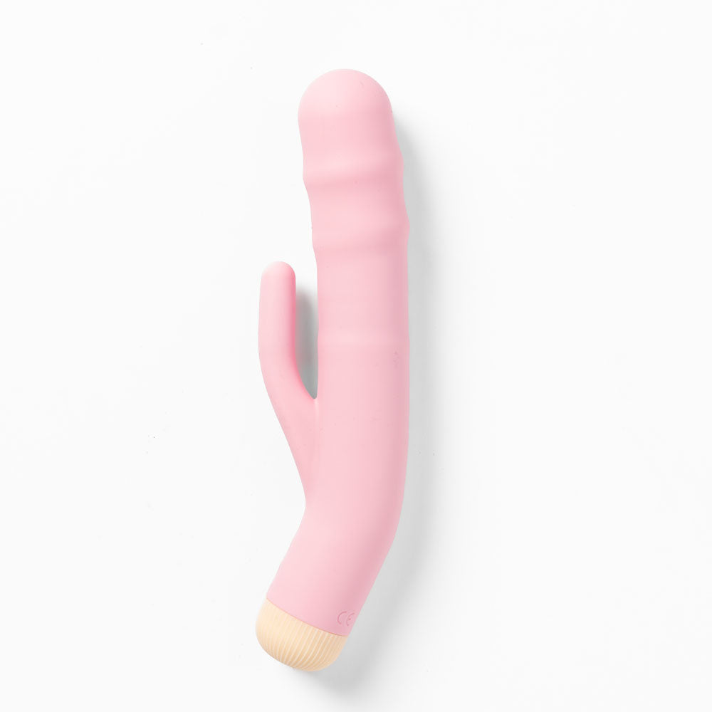 Girls Get Off - DeeDee - Pink 19 cm Thrusting Rabbit Vibrator
