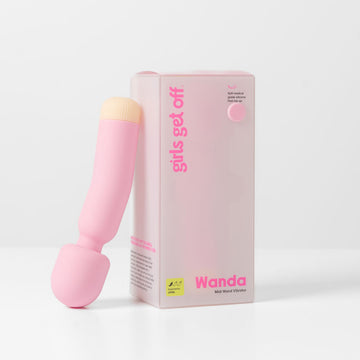 Girls Get Off - Wanda - Pink 16.8 cm USB Rechargeable Massage Wand
