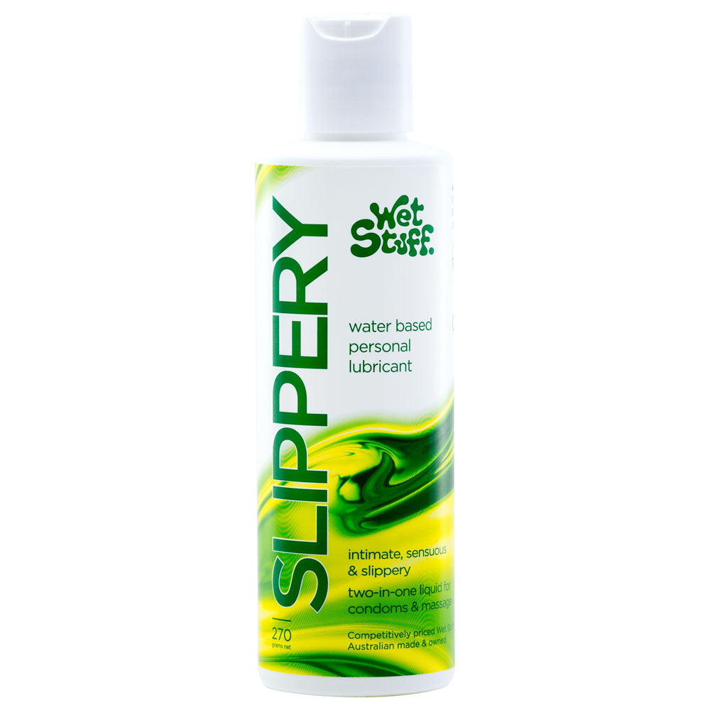Wet Stuff Slippery 270g Disc - Water Based Lubricant - 270 gram Bottle - Image 1