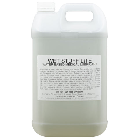 Wet Stuff Lite - 5kg Bottle - Water Based Lubricant - 5 kg Tube - Image 1
