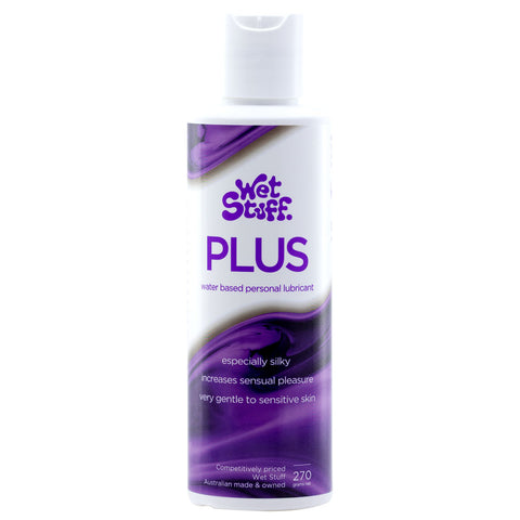Wet Stuff Plus - 270g Disk - Water Based Lubricant - 270 grams Bottle - Image 1