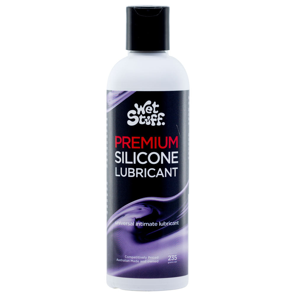 Wet Stuff Premium - 235g Disk Top - Silicone Lubricant - 235 gram Bottle - Image 1