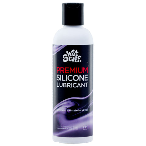 Wet Stuff Premium - 235g Disk Top - Silicone Lubricant - 235 gram Bottle - Image 1