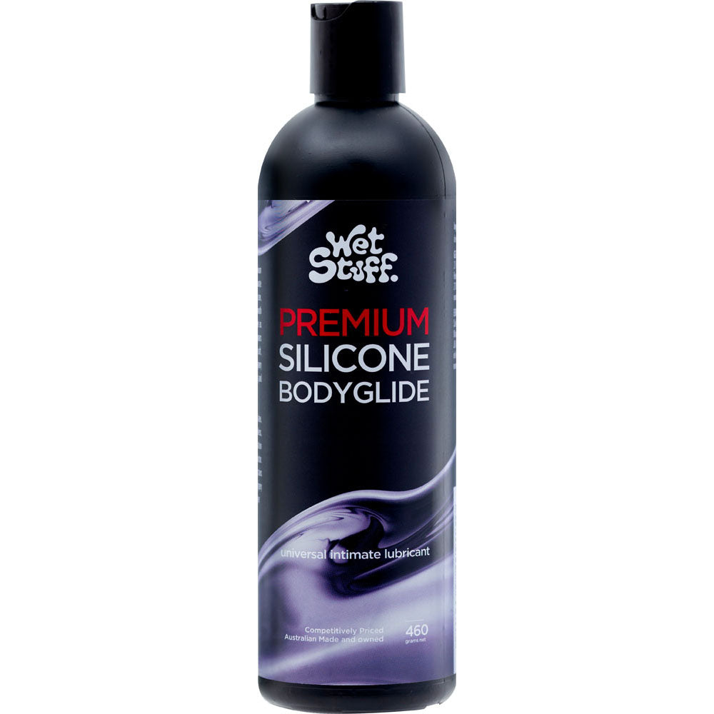 Wet Stuff Premium - 460g Disk Top - Silicone Lubricant - 460 gram Bottle - Image 1